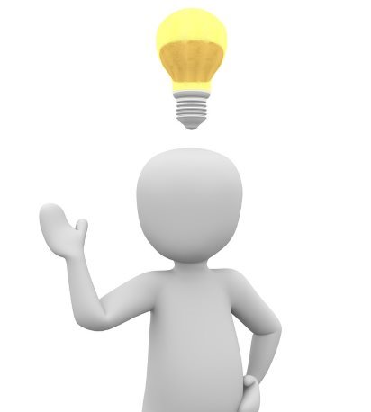 idea person bulb
